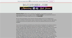 Desktop Screenshot of bojistones.com