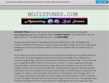 Tablet Screenshot of bojistones.com